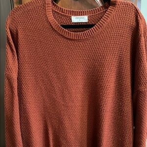 Zenana Rust Knit Sweater